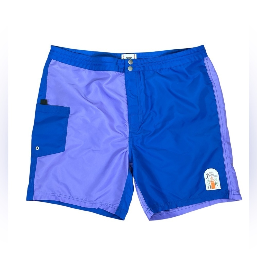 BDG Urban Outfitters Men’s Colorblock Swim Trunks Large NWOT